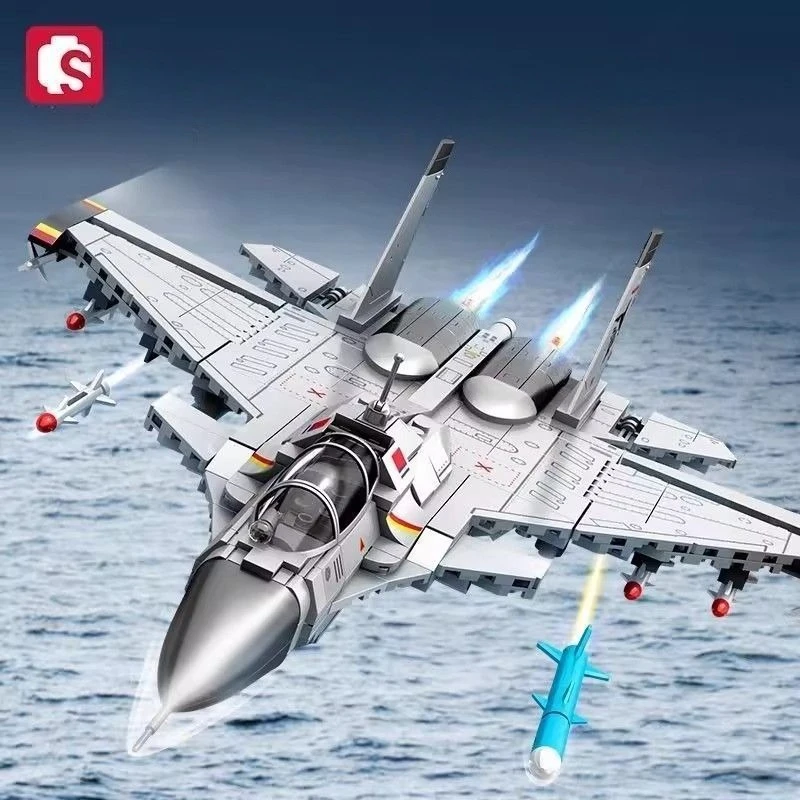 

SEMBO Creative Fighter Plane Mini Building BlocksFighter Aircraft Battle Plane Technical Model Bricks Kids Toys Birthday Gift