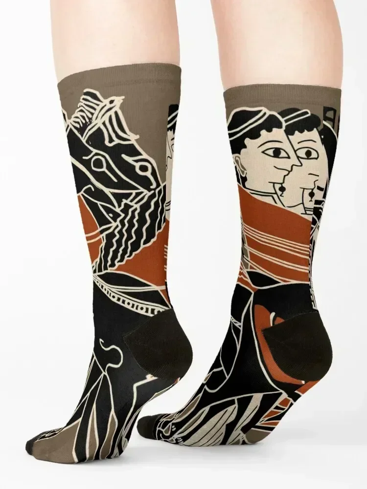 جوارب Zeus وHera and the Horae أفكار هدايا عيد الحب للأطفال جوارب رياضية مخصصة للرجال من القطن عالي الجودة للرجال والنساء #4