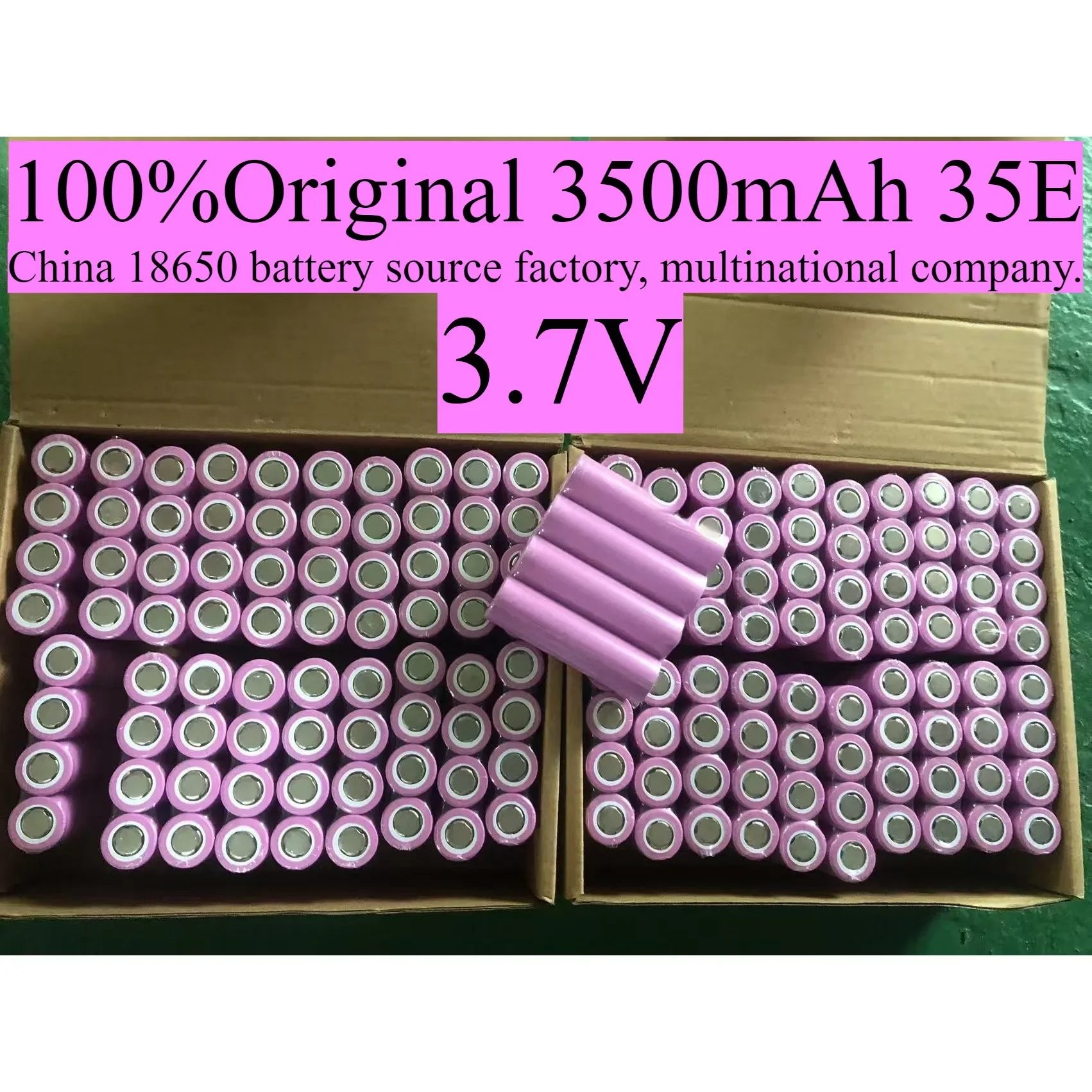 3.7V 18650 3500mAh 25A  New Lithium Battery High Power Power Tool Battery 18650 Rechargeable Battery， Safety Explosion-proof