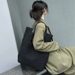 New Hand-Woven Oxford Cloth Women'S Shoulder Bag with Large Capacity Tote Bag Fashionable Mother Bag Popular Hot Selling