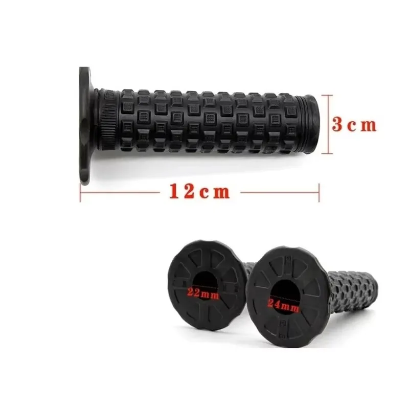 7/8' NEW for Bike Handle Grip Handlebar Motorcycle Grip Dirt Bike Grips Rubber Grip Gel Brake Handle Rubber Throttle 22mm image 6