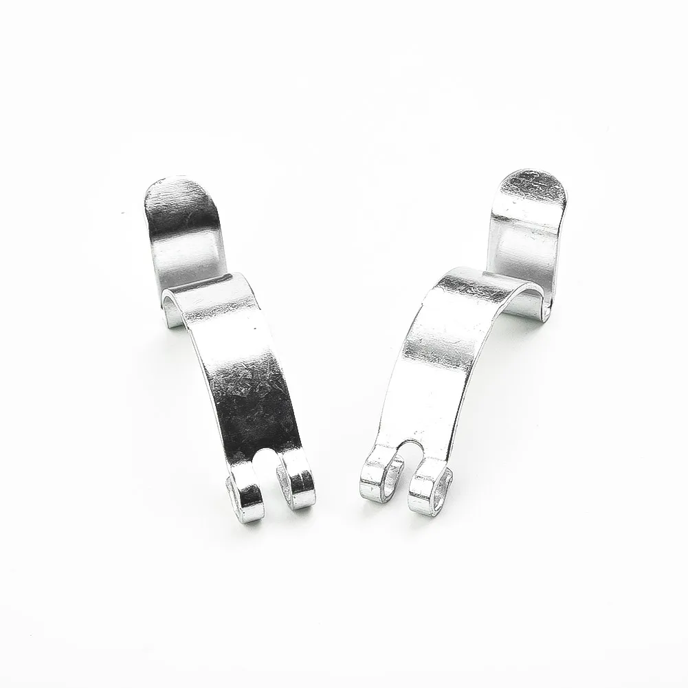 Motorcycle Acs Clip Metal Part Practical Lid Silver Spring 2 Pieces Stable Performance Clamp For Toyota Cleaner