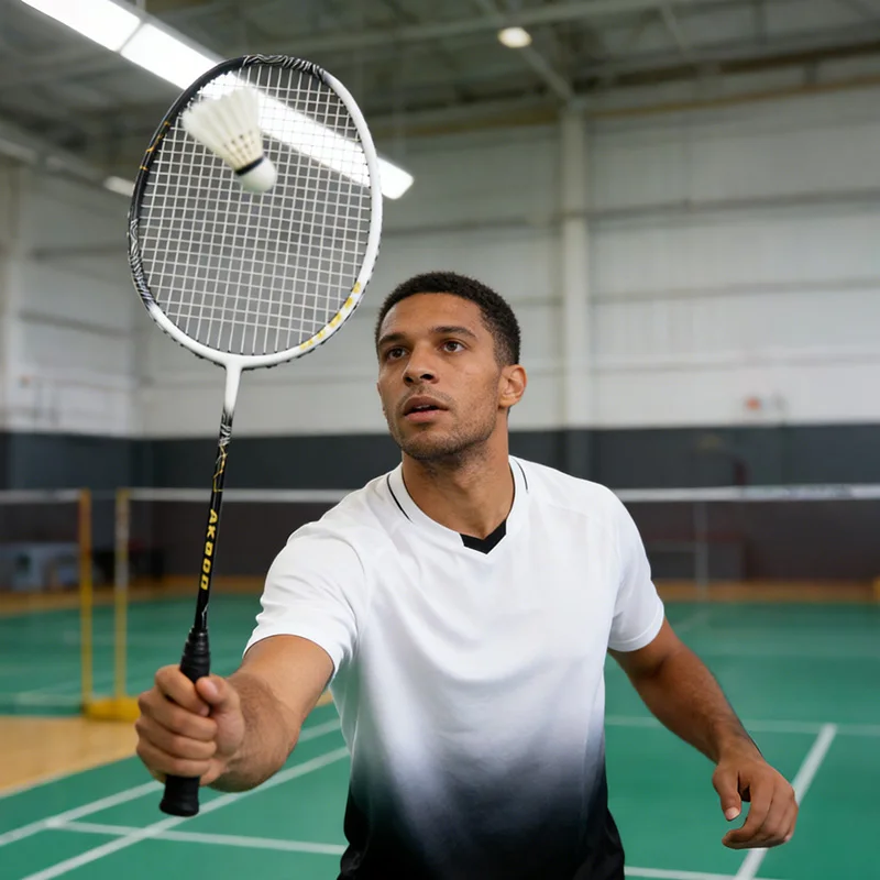 

badminton racket Carbon fiber 30LBS pounds professional 4u G5 ultralight white black man offensive woman Competition level