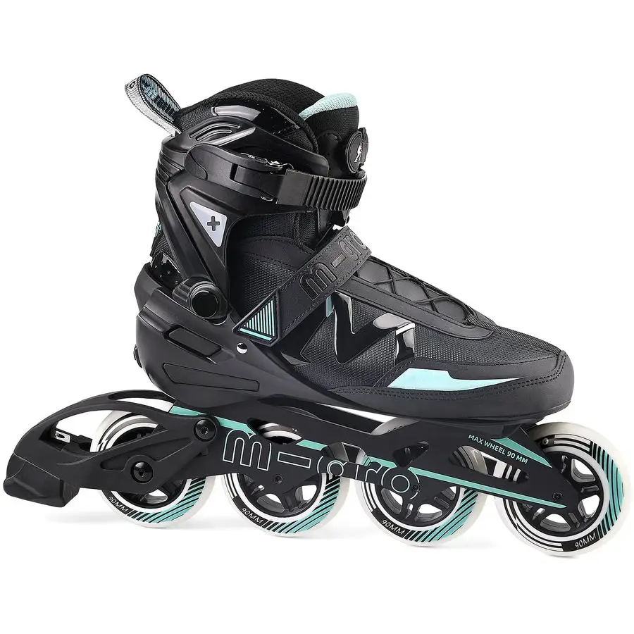 

Adult Inline Skate Micro Delte High Performance Roller Skates Blades for Men, Indoor Outdoor and Fitness Black