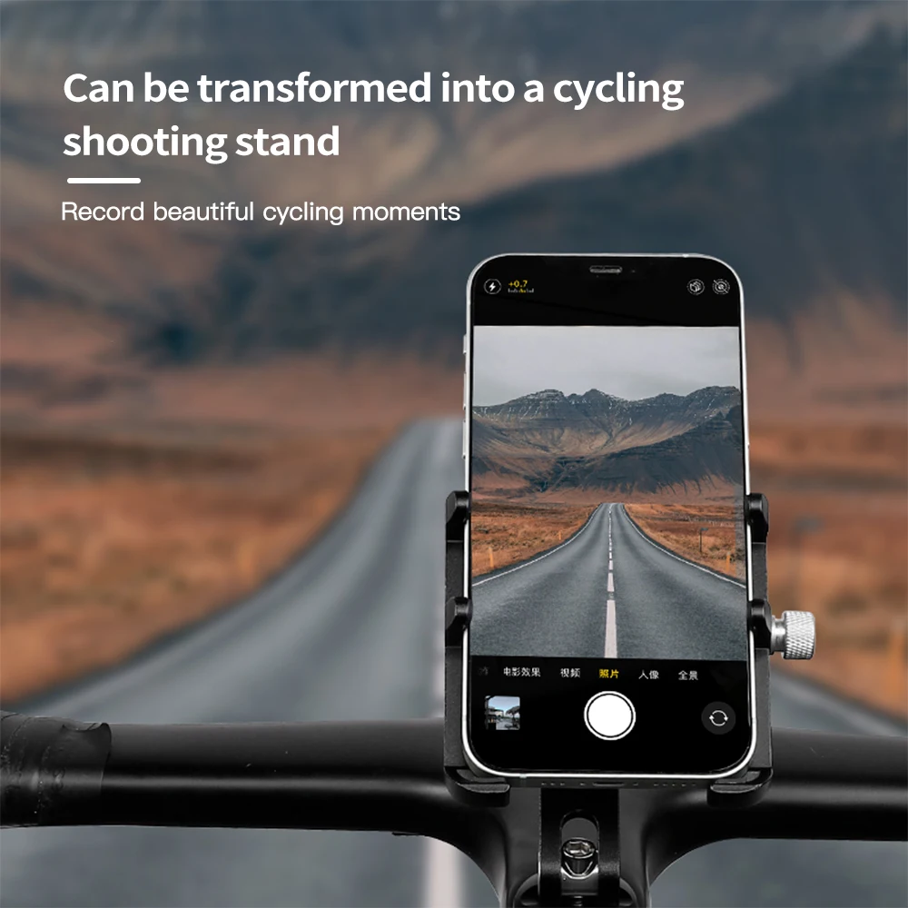 G-95 Aluminium Telefoonhouder Stem Telefoonrek Roterende mobiele telefoonbeugel Telefoonrek Smartphonehouder