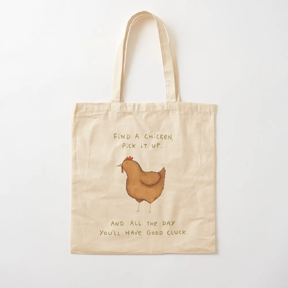 

Good Cluck Tote Bag Shopper bag Canvas stote bag custom fabric Eco Canvas Tote