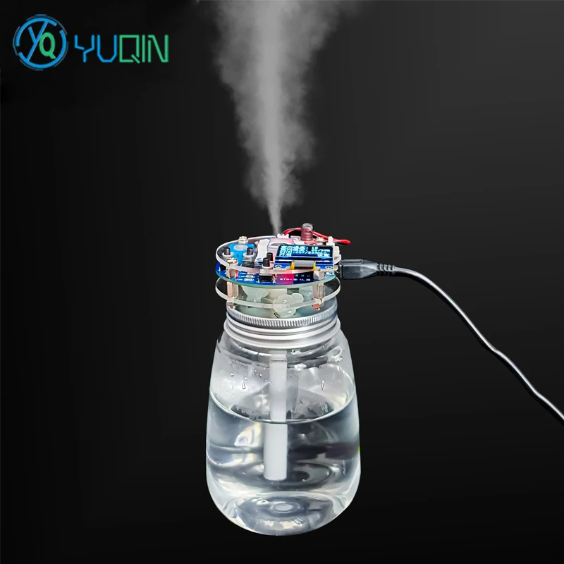 USB Humidifier Electronic DIY Kit STC Microcontroller Timing Switch Atomizer Welding Assembly Exercise