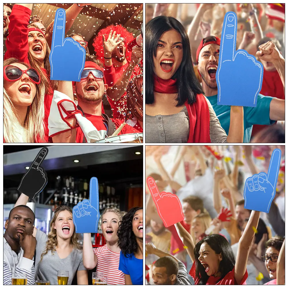 

3 шт. пенопластовые напальчники, спортивная вечеринка, кукла, аплодисменты, мини-реквизит для рук, аксессуары, реквизит для пальцев черлидинга