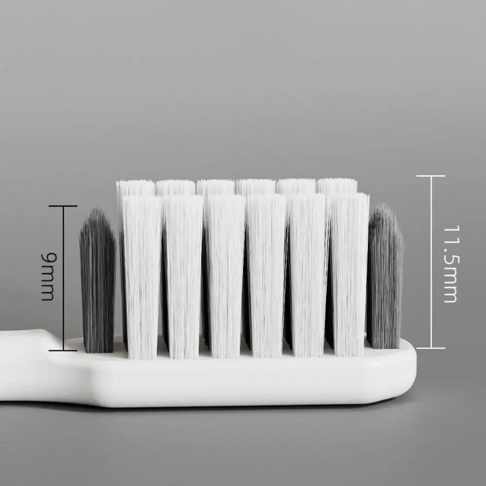 

3Pcs Foldable Orthodontic Toothbrush Head Flat Tooth Cleaning Fine Wool Toothbrush Inter-Dental Gingival Sensitivity