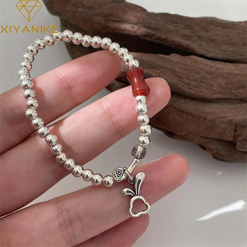 

XIYANIKE Vintage Rabbit Beads Bracelet For Women Girl Retro Fashion New Hot String Hand Jewelry Friend Gift Party pulseras mujer