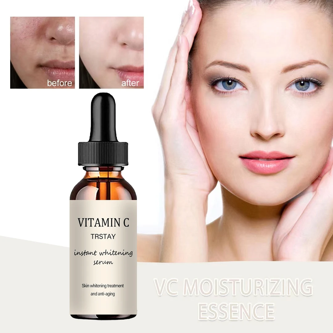 

Vitamin C essence can fade spots, shrink pores, brighten skin color and control oil