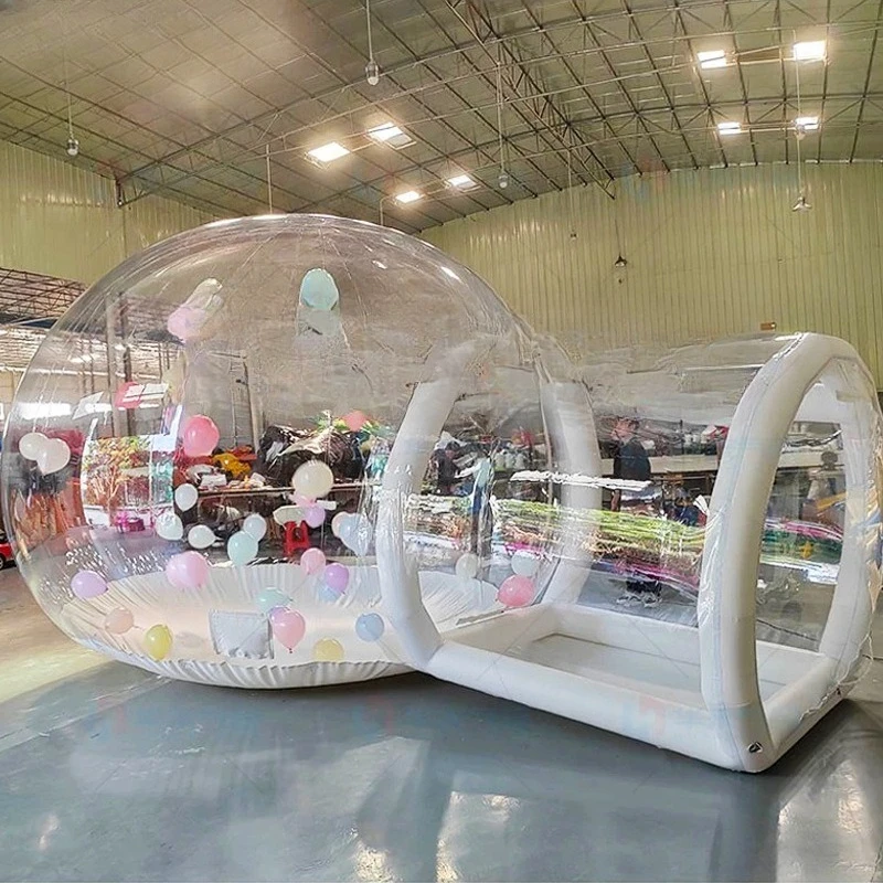 

Transparent tent star bubble house