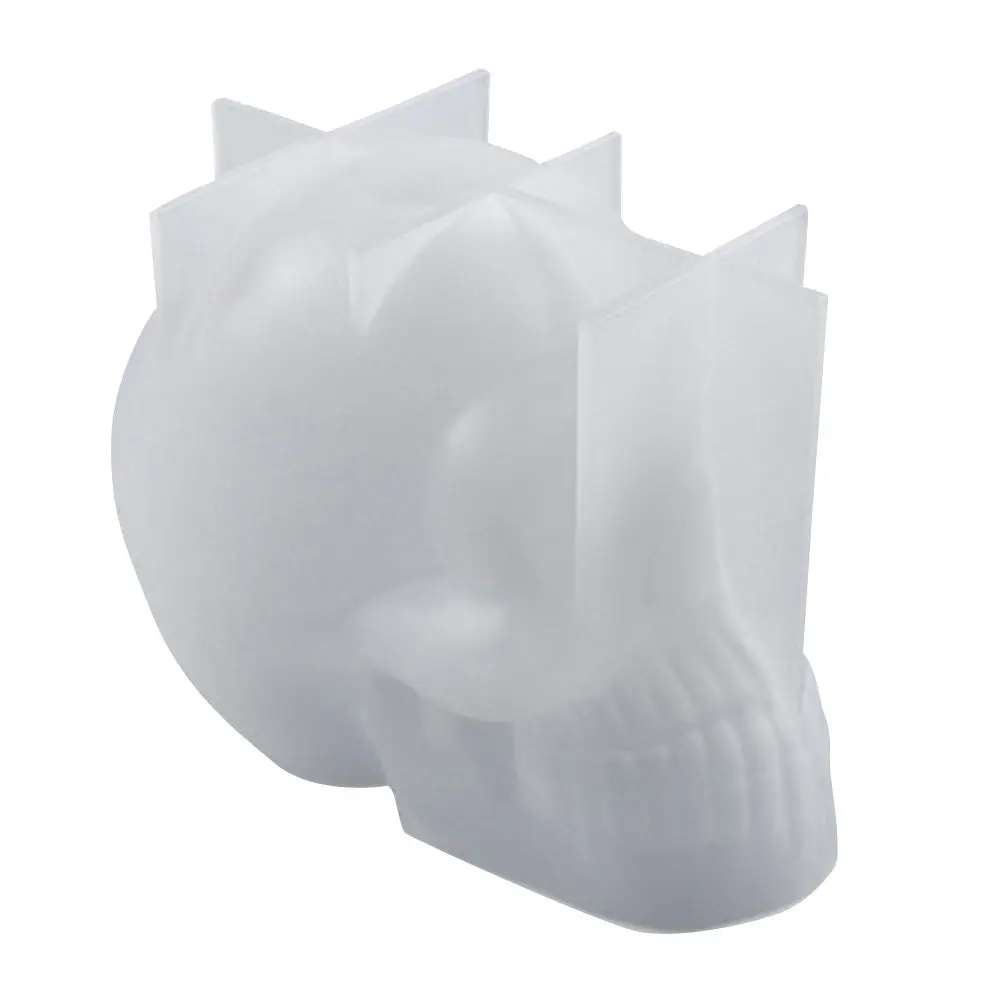 

Premium Flexible Silicone Skull Mold for Epoxy Resin Crafts 3D Skull Shape Making DIY Halloween Decor Casting Molds