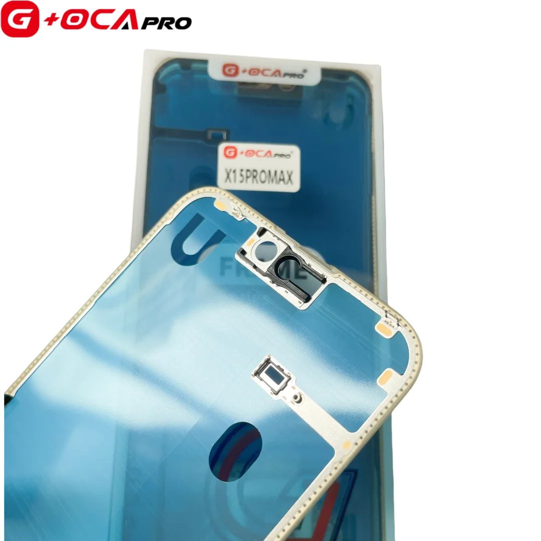 5 szt. G+OCA Pro do iPhone 11 Pro 12 13 Mini 14 15 16 Pro Max Wysokiej Jakości Ramka Przednia z Taśmą Klejącą, Środkowa Ramka LCD — zdjęcie produktu 6
