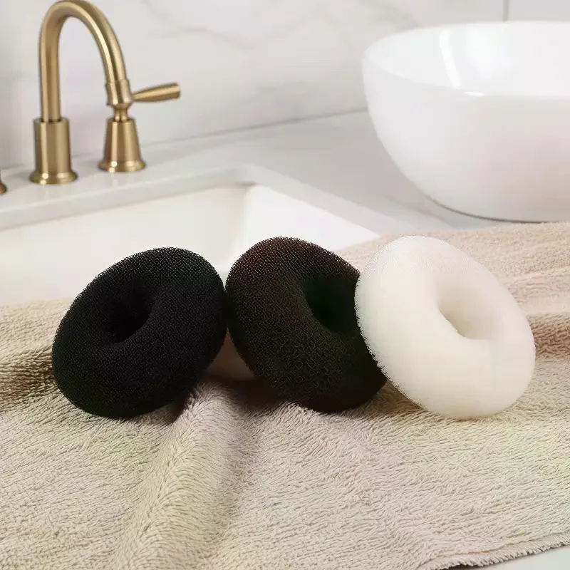 3 Colors Bun Hair Clip Foam Sponge Maker Fashion Elegant Big Ring Girls Women Accessories Hot Sale Free Shipping Best Choice