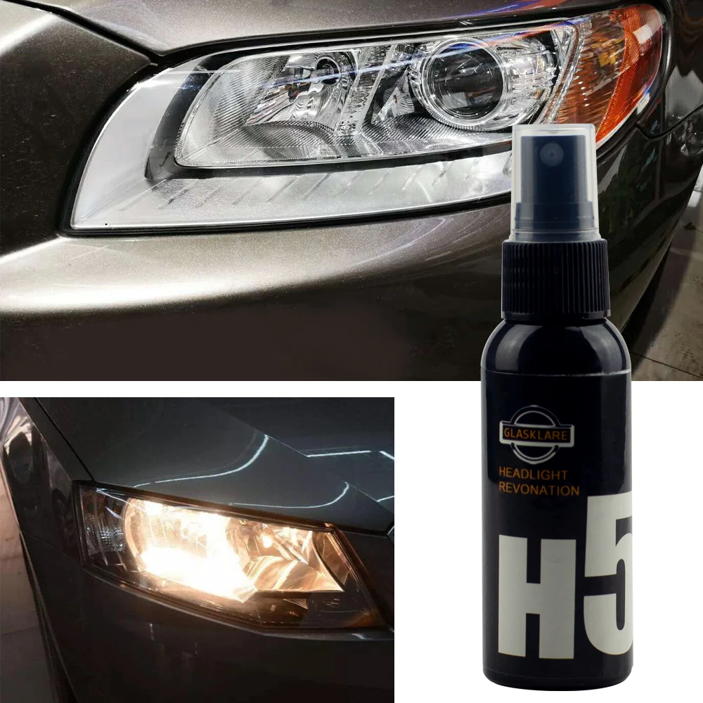 50ml Car Headlight Repair Coating Care Solution Repair Kit Oxidation Rearview Coating Headlight Polishing Anti-scratch Liquid