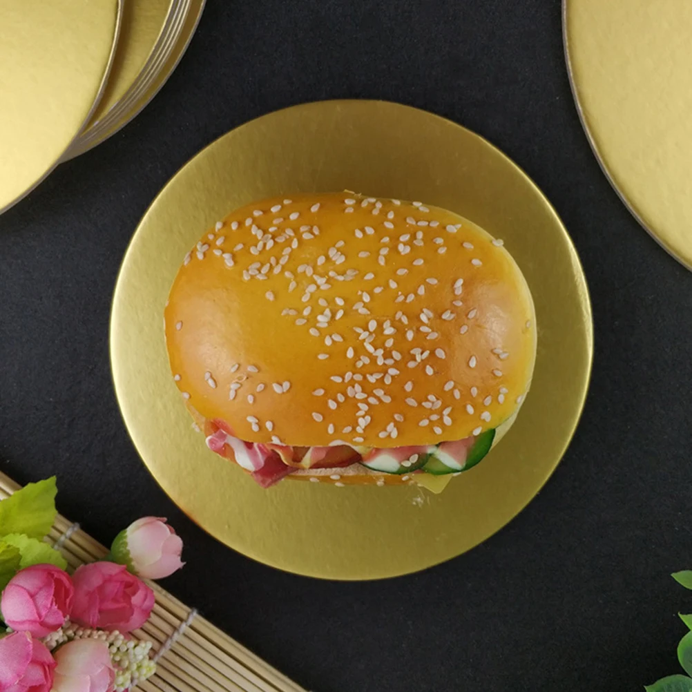 

50 Pcs Cake Spacer Birthday Trays Dessert Boards Pastry Presentation Paper Jam Kitchen Supplies Bottom Serving