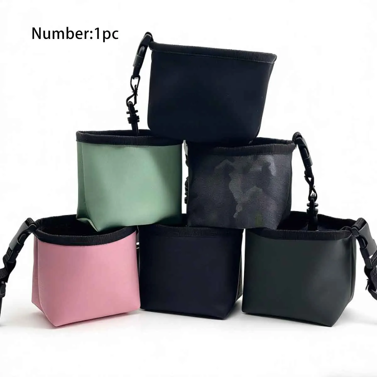 Golf Club Storage Pouch Wear Resistant Equipment Bag, Golf Ball Accessory Bag With Detachable Buckle