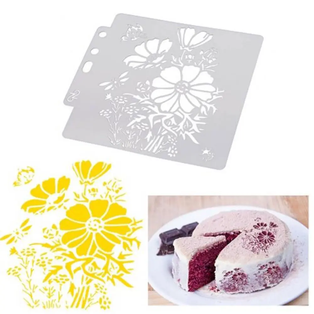 1 Pcs Tree Vine Flower Leaf Flower Fondant Cake Mold Mold Border Lace Decoration Icing Sugar Crafts Tool Spray Flower Template