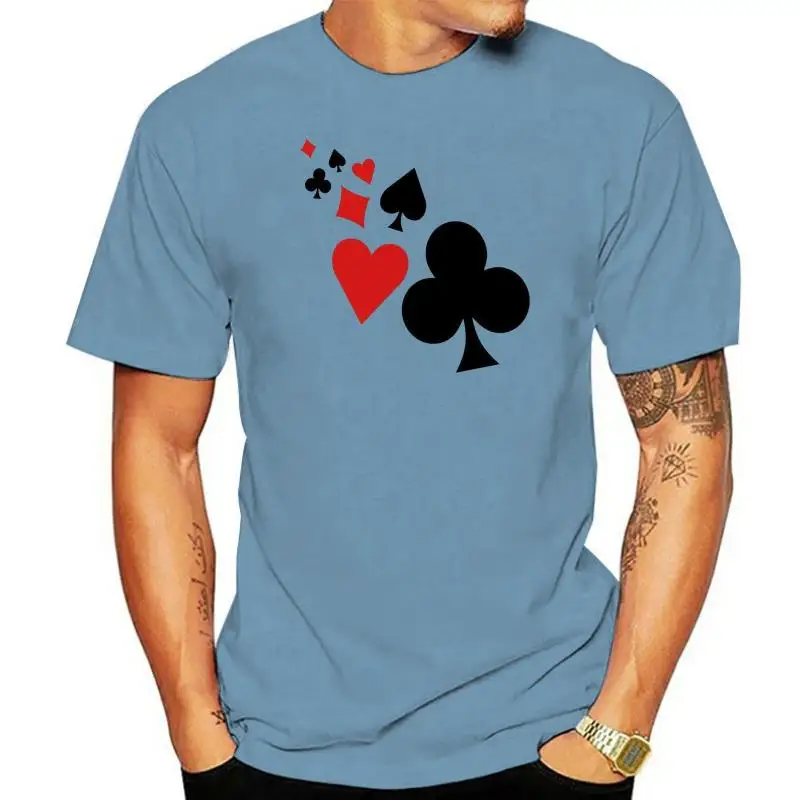 PEILIN Customised Poker Game White Male Clothing