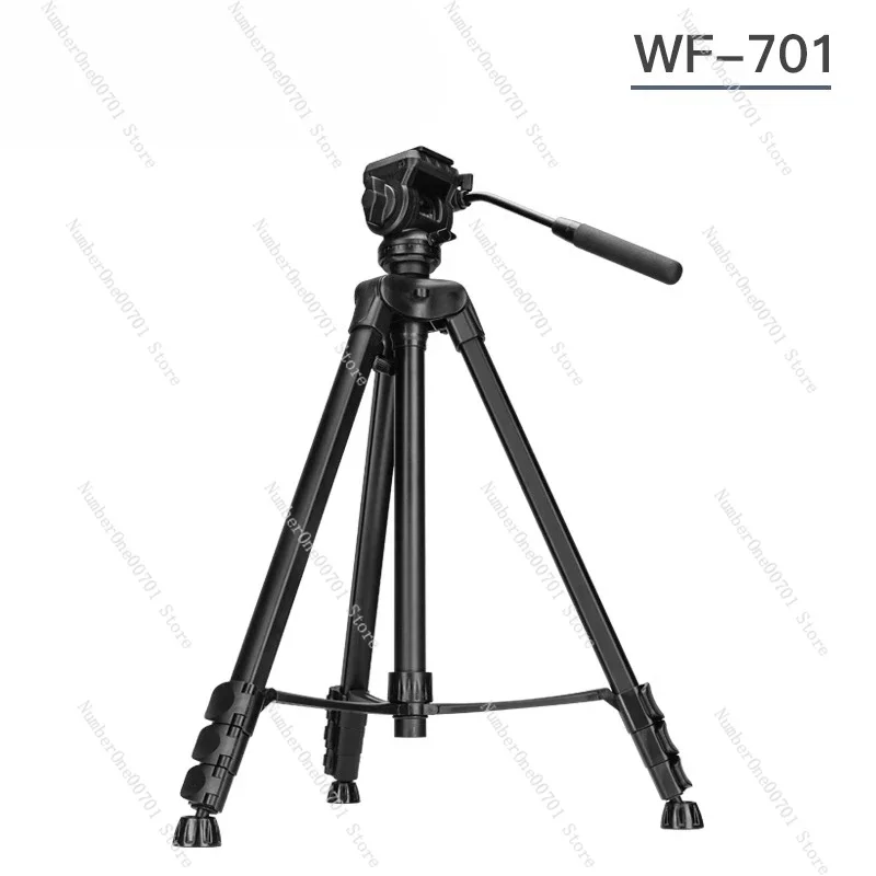 Aluminum Alloy Tripod 2.1m Professional Camera Tripod Hydraulic Damping Head Tripod