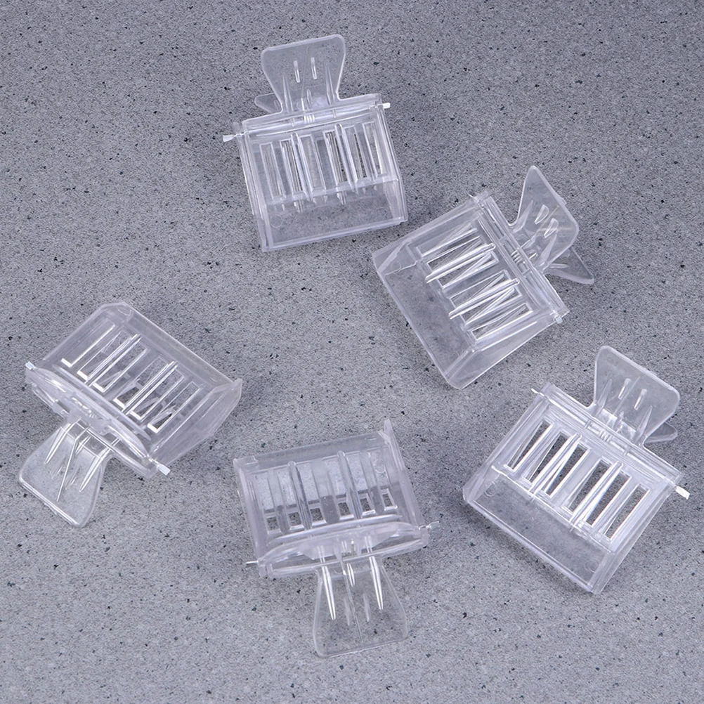 10 Pcs Beekeeping Queen Catcher Clips Tools Transparent Beekeeper Set