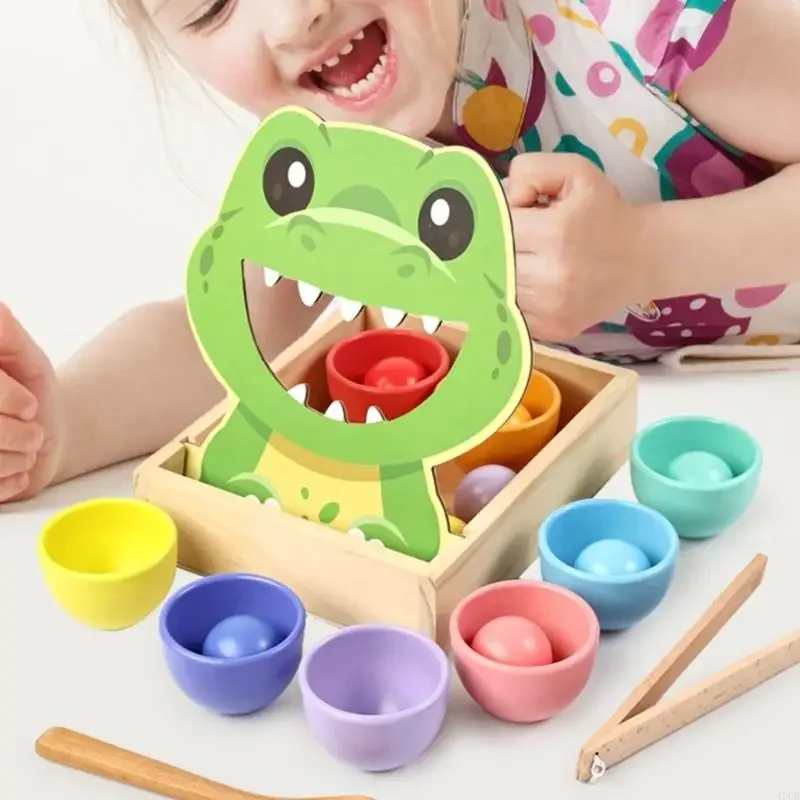 Interactive การจับคู่สีของเล่นเพื่อการศึกษาเด็กพัฒนาการประสานมือและตา Fine Motor Skill กิจกรรมการออกกำลังกาย 15UB