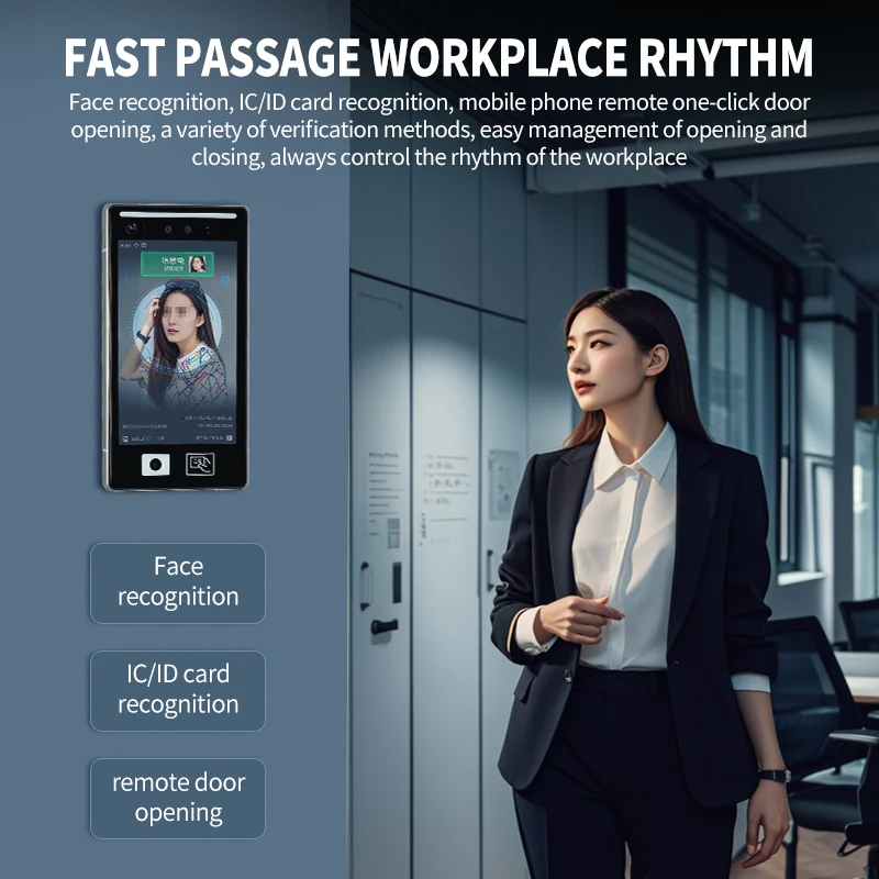 Biometric Face Recognition Attendance System Face Recognition Door Access Control For Turnstile