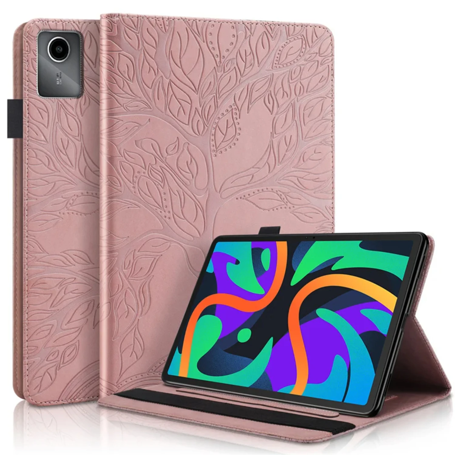 Tab M11 Case TB330FU 2024 Tree Embossed Stand Back Shell   Xiaoxin Pad 2024 Case Cover Tablet Case