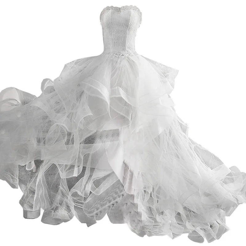 Customized Lace Up Wedding Dresses Ballg Owns Small Trailing Wedding Dresses Vestidos De Novia