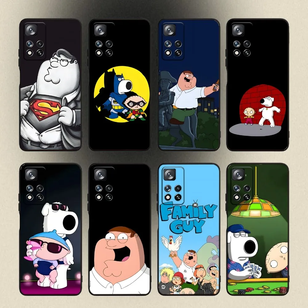 

Family G-Guy P-Peter Phone Case For Samsung Galaxy A20,A21s,A22,A31,A32,A52,A53,A72,73,A80,A91 Soft Black Cover