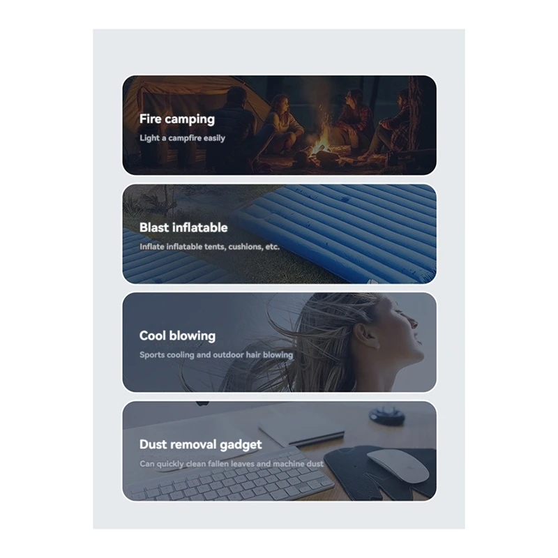 AD24- 110000 RPM Mini Turbo Jet Ventilador de compressão Ventilador violento Ventilador de duto de motor sem escova Teclado Limpador de carro