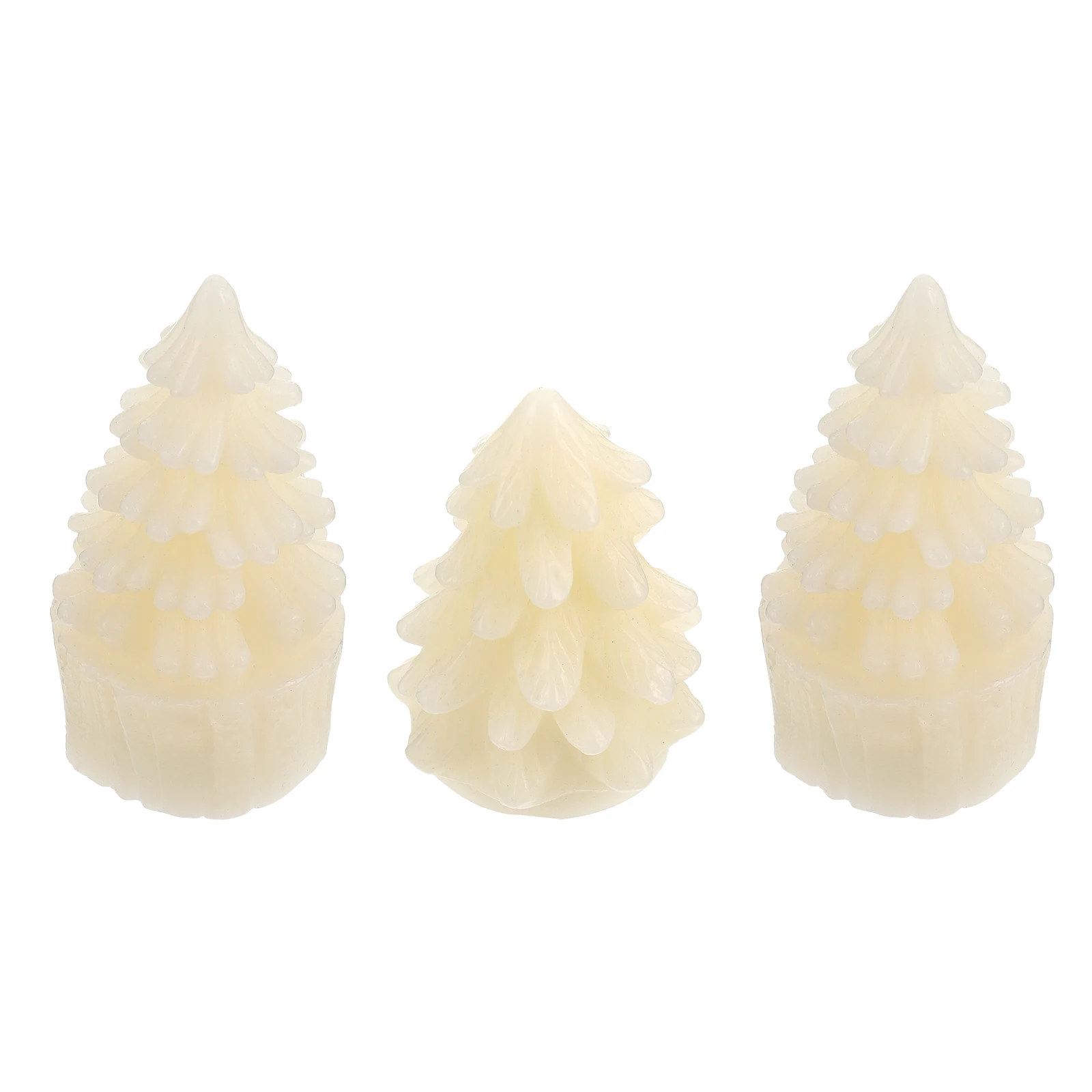 

3Pcs Christmas LED Lights Decorative Lamp Energy Saving Safe Night Light for Beach Party Church Events Decorative Light