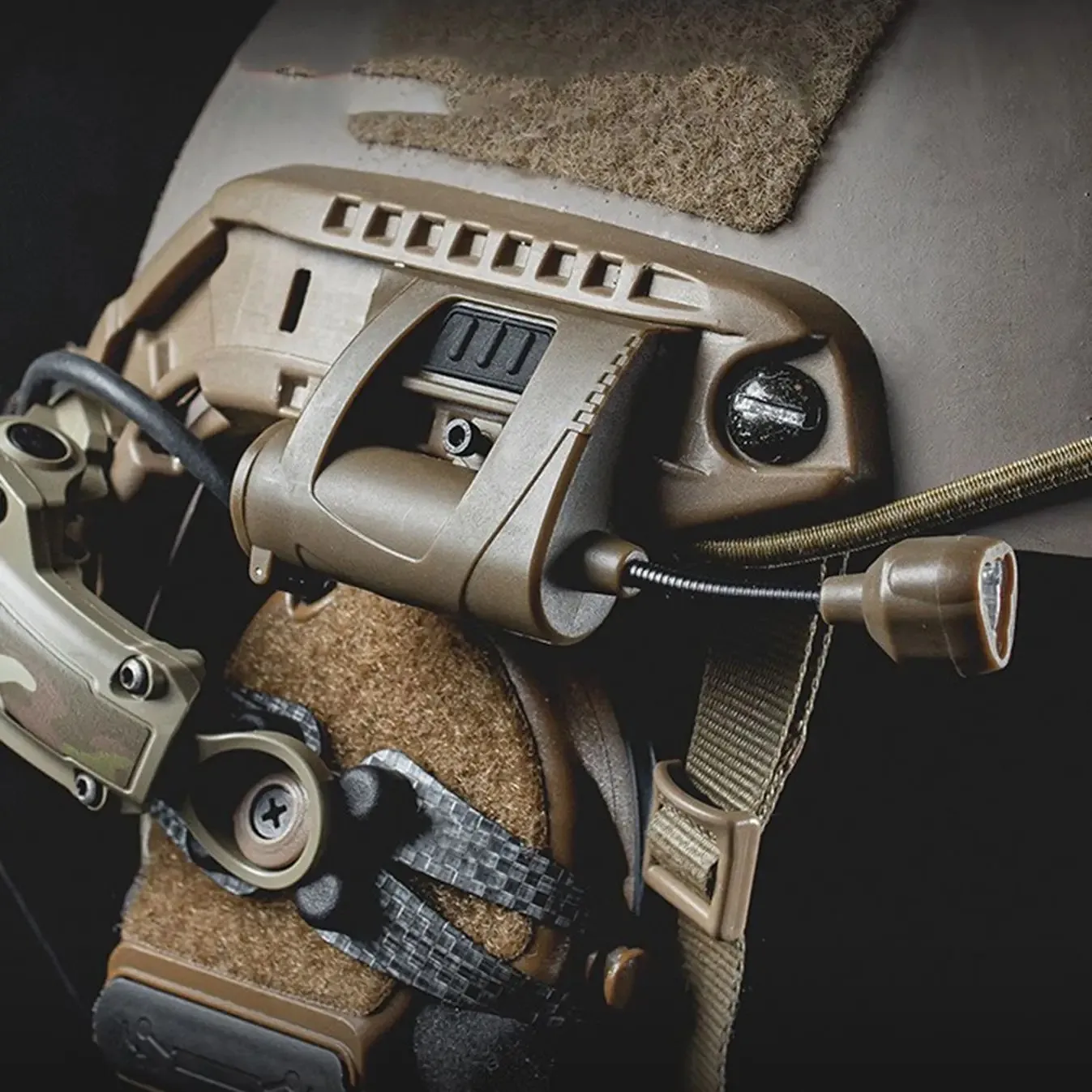 Charge Mpls three-speed light color tactical helmet light outdoor camping map lighting helmet decorative accessories