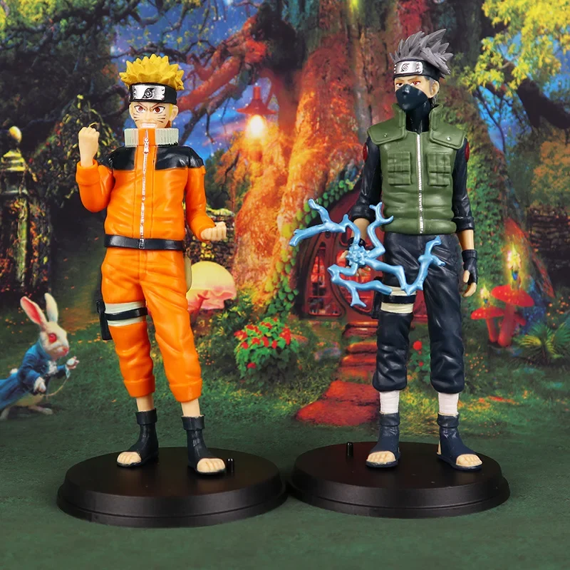 Anime Naruto figura modello mobile Naruto Sasuke Guy Doll Collection ornamenti modello in scala giocattoli cartone animato regalo di compleanno di natale