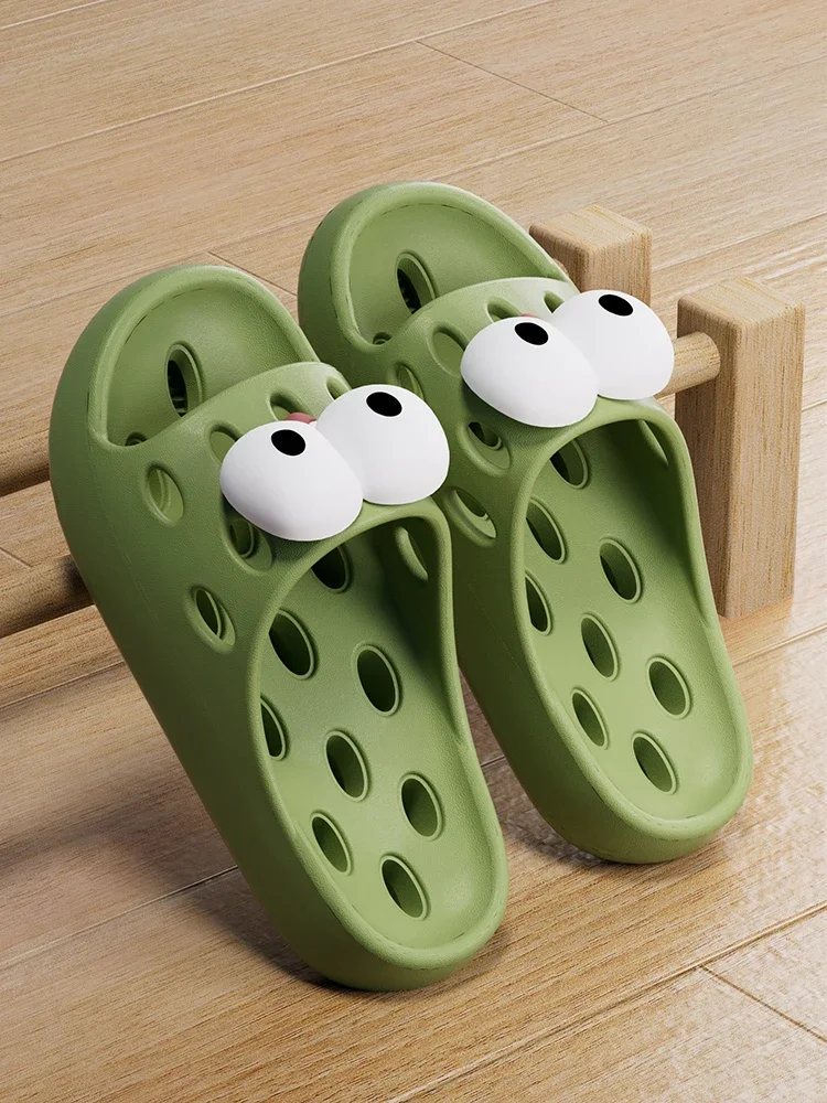 Zapatillas de baño con fugas, antideslizantes, de secado rápido, para parejas, para hombres y mujeres, uso interior en el hogar, zapatillas de ducha