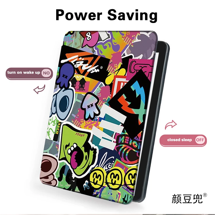 Splatoon 2 Anime Game For Kindle Paperwhite Case -Kindle Paperwhite 11th Generation 2021 Released 6.8inches KPW5 KPW4 Oasis 2 3