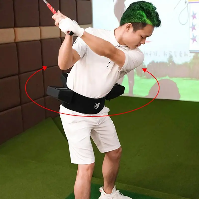 Swing Waist Band Swing Trainer Waist Assist Outdoor Golf Training Equipment Gesture Alignment Practice Tool For Golf Training