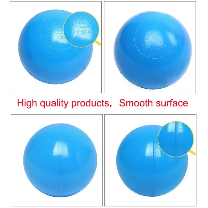 48PCS Outdoor Sport Ball Colorful Soft Water Pool Ocean Wave Ball Baby Children Funny Toys Eco-Friendly Stress Air Ball