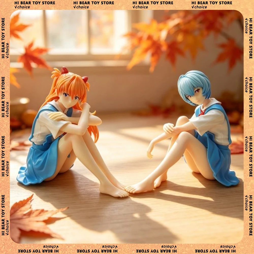 13cm Anime Asuka Langley Soryu Figur Ayanami Rei Actionfiguren Figurine PVC-Puppe Dekoration Statue Sammlerstück Modell Spielzeug Geschenk
