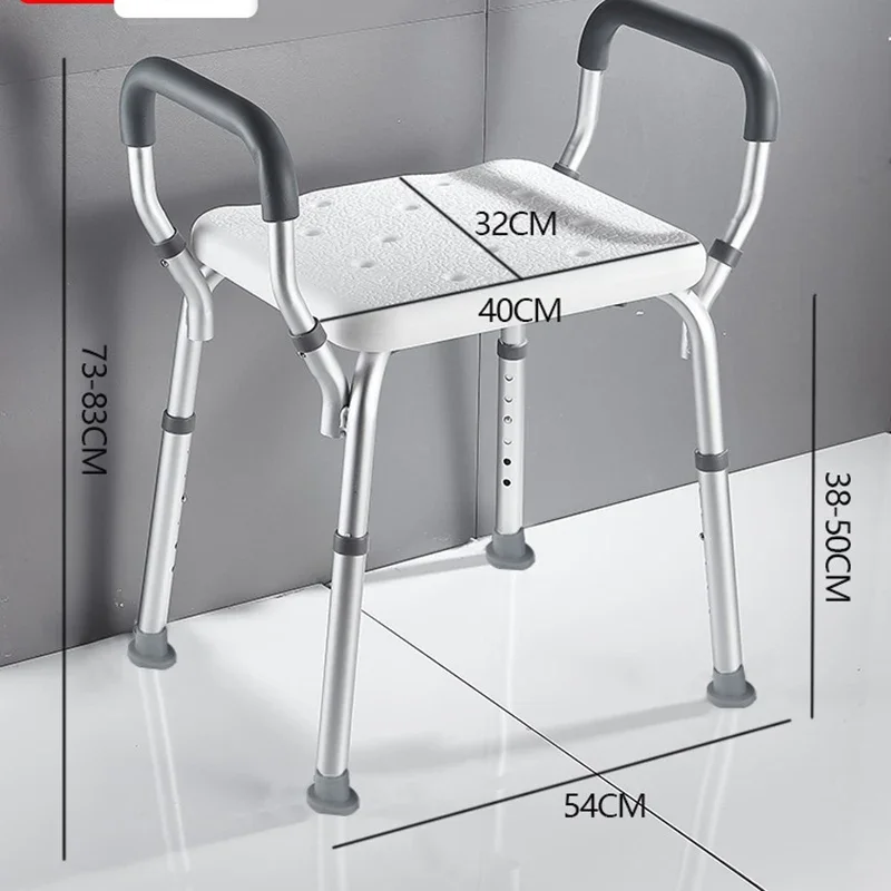 

Shower Elderly Bathroom Chair Foldable Medical Living Room Camping Stool Disabled Makeup Designer Silla Plegable Home Furniture