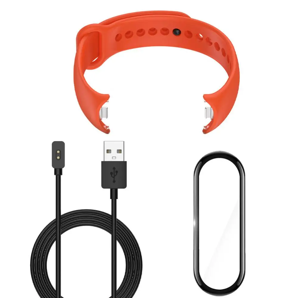Comfortable To Wear Compatible With Mi Band 8 Charging Cable Perfect Fit Metal Plug Strap Water Proof Metal Plug Bracelet Char