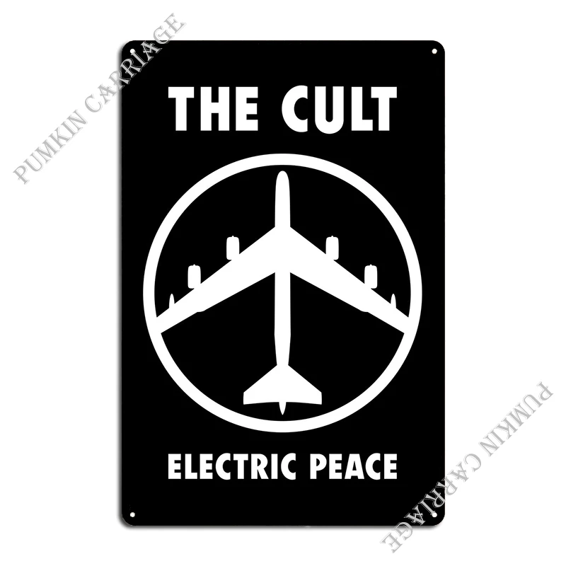 The Cult Band Metal Plaque Poster Decoration Create Cave Cinema Classic Tin Sign Poster