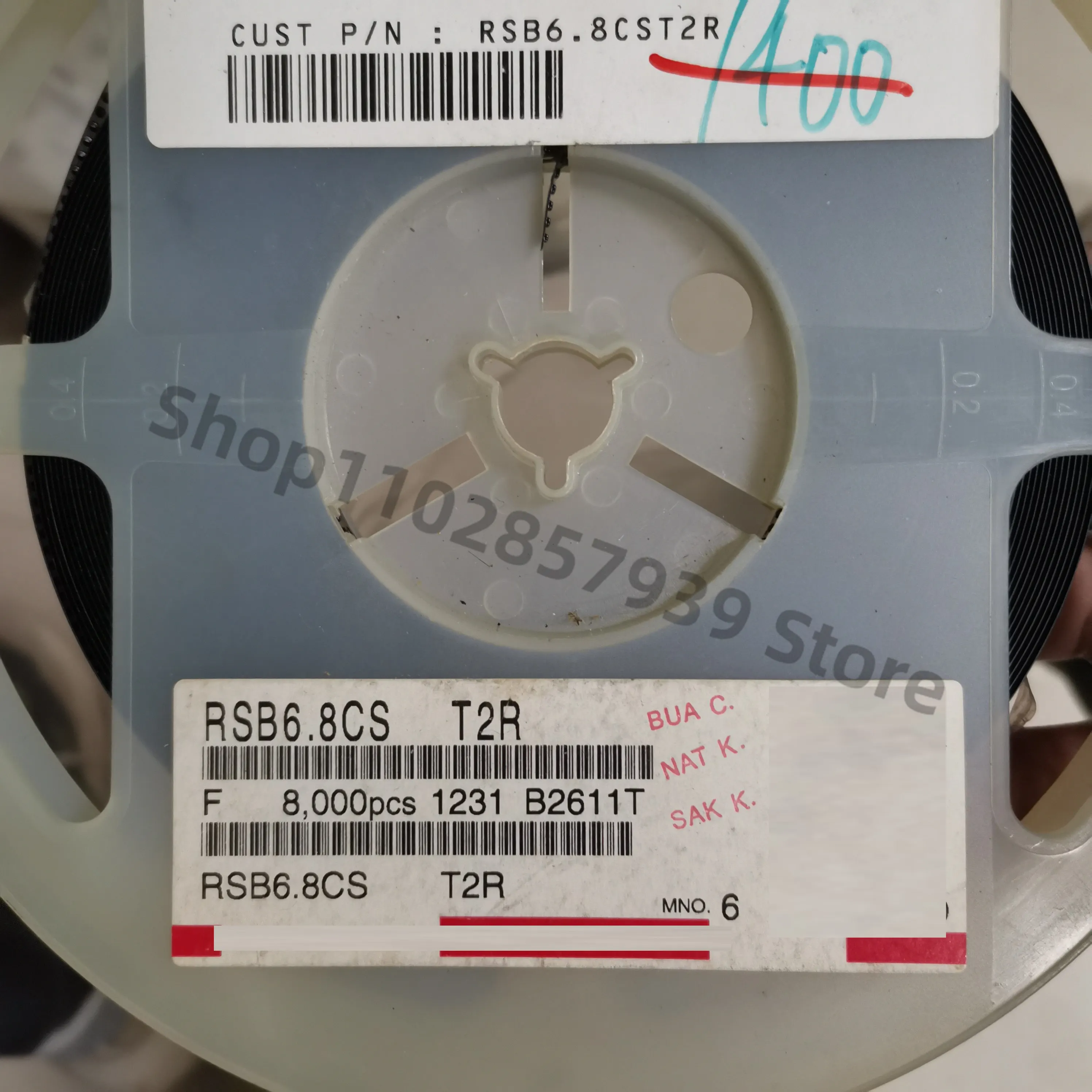 

RSB6.8CST2R SOD-923 10 шт./лот TVS диод 3,5VWM VMN2 оригинальный и аутентичный, бесплатная доставка