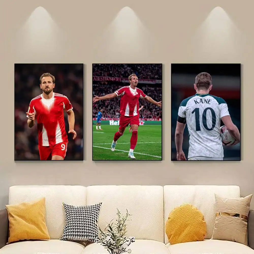 England H-Harry K-Kane 9 Poster Versatile HD Waterproof Wall Art Self-Adhesive Decor for Any Space Ideal Gift