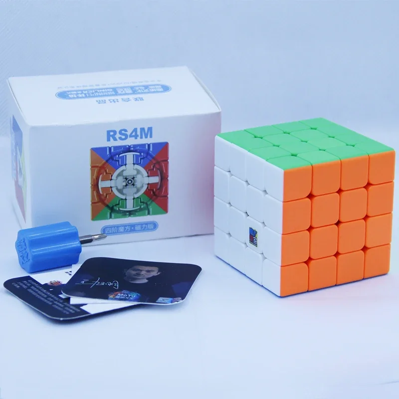 

[ECube] MoYu RS4M 4x4x4 Speed Competition Cubes RS4 Magnetic Magic Cubo RS4M Antistress Puzzle cube RS4 M 4x4 Cube Magnetic Kids