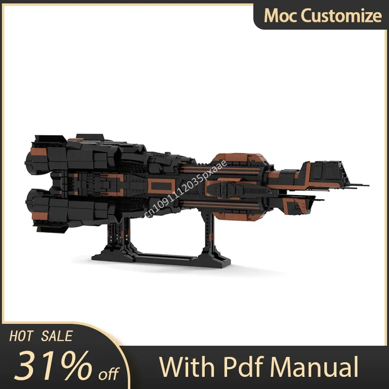 

5830 шт. Moc Movie The Expanses Mcrn Donnager Космический корабль Модель Строительные блоки Сборка Креативные кирпичи Игрушки Детский образовательный подарок