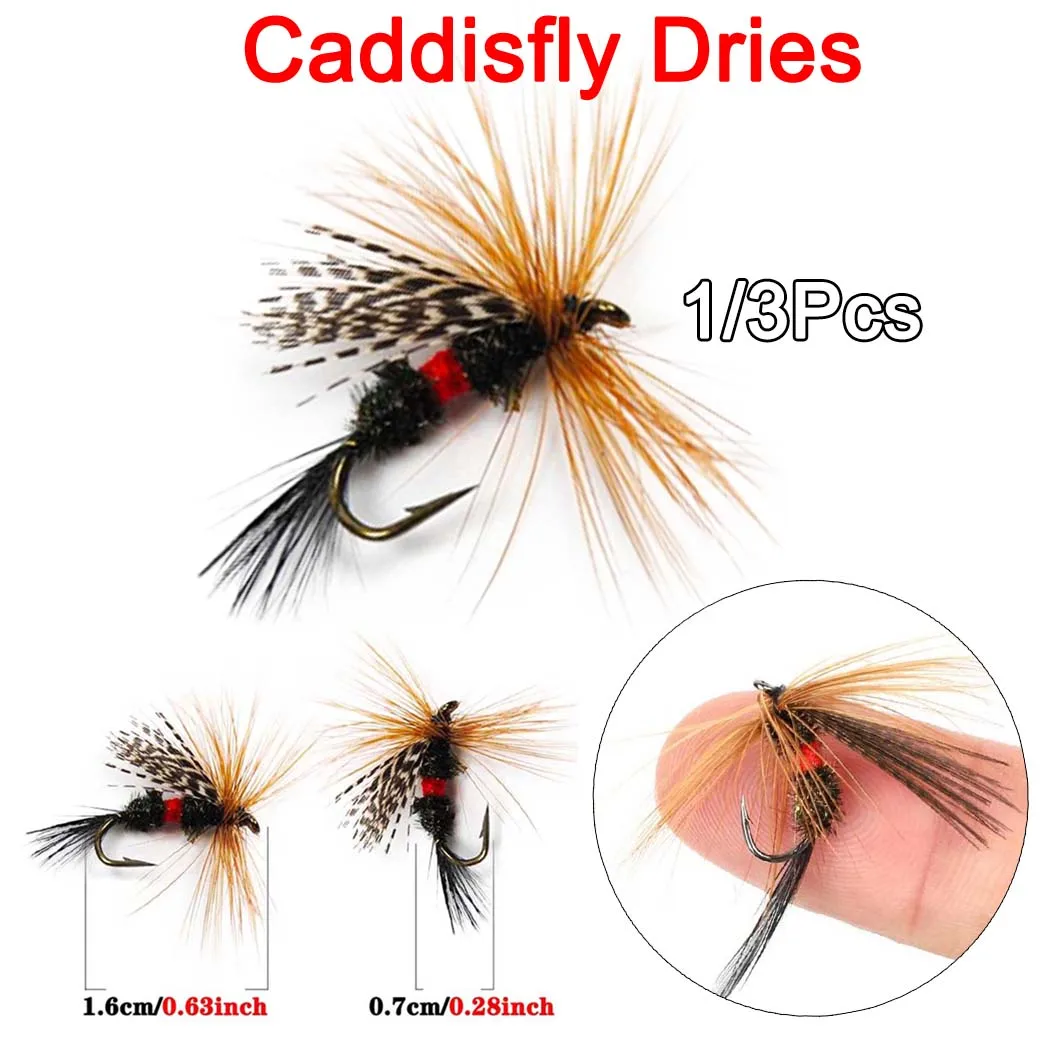 1/3Pcs Trout Lures Wet Flies Fly Fishing Lure Flies Nymph Artificial Bait