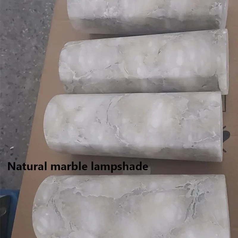 Modern Luxury Natural Marble Wall Lamp for Living Room Bedside Bedroom Decoration LED Light Fixtures Vintage Home-appliance image 6