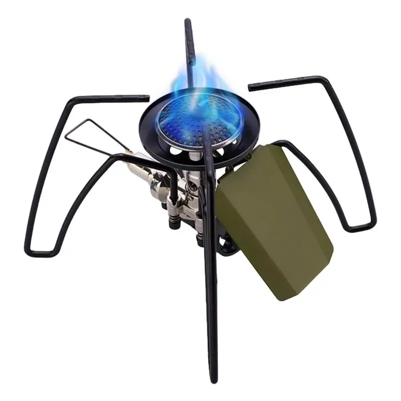 

Foldable Camping Stove Foldable Cassette Furnace Portable Cooking Stove Foldable Wild Barbecue Stove Powerful Camping Burner For